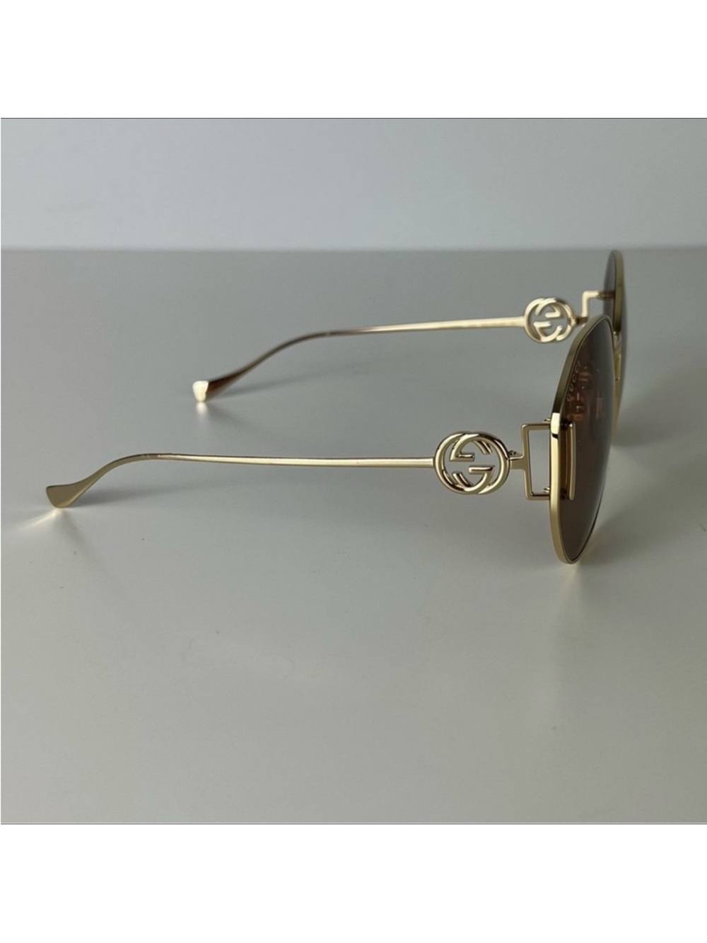 NEW GUCCI AUTHENTIC DESIGNER ROUND SUNGLASSES - Picture 8 of 12